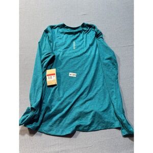 Nike Dri-FIT Long Sleeve Training Top Womens Small Teal Heather NWT